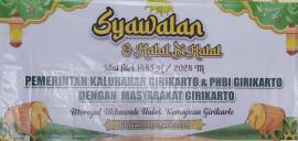 Syawalan & Halal bi halal Pemerintah Kalurahan Girikarto & PHBI Girikarto